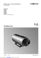 Viessmann Vitomax HW Typ M74 Bedienungs- Und Serviceanleitung