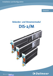 dallmeier DIS-2/M Installation Und Konfiguration