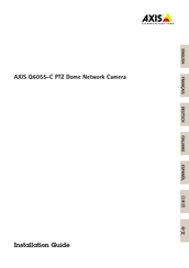 Axis Q6055-C Bedienungsanleitung