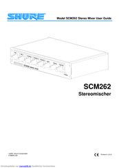 Shure SCM262 Bedienungsanleitung