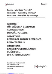 BabyGo TravelXP Montageanleitung