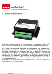 Rautenhaus Digital SLX 888N Anschluss- Und Bedienungsanleitung