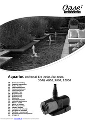 Oase Aquarius Universal Eco 4000 Gebrauchsanleitung