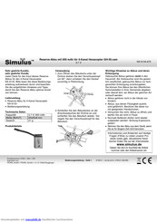 Simulus GH-50.cam Bedienungsanleitung