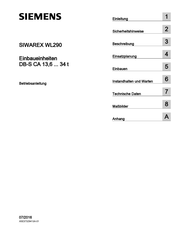 Siemens SIWAREX WL290 Betriebsanleitung