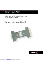 Peak System PCAN-AU5790 Benutzerhandbuch