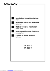 Dominox DA 632 T Bedienungsanleitung Und Einrichtung