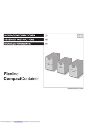 OKA Flexline CompactContainer Montageinformationen