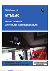 Motorola MTM5x00-Serie Ausführliche Bedienungsanleitung