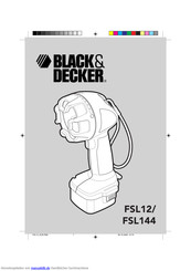 Black & Decker FSL12 Bedienungsanleitung