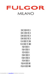 Fulgor Milano FCHI 900 X Bedienungsanleitung