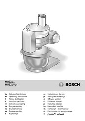 Bosch MUZXL Serie Gebrauchsanleitung