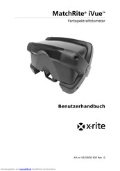 X-Rite MatchRite iVue Benutzerhandbuch