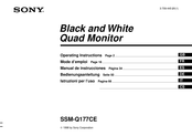 Sony SSM-Q177CE Bedienungsanleitung