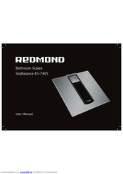 Redmond SkyBalance RS-740S Bedienungsanleitung