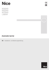 Nice M5BAR Bedienungsanleitung
