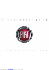 Fiat Fiorino Betriebsanleitung