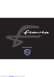 Lancia FLAVIA Betriebsanleitung