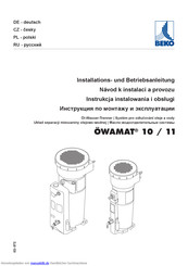 Beko ÖWAMAT 11 Installation Und Betriebsanleitung