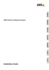 Axis Q1635-E Installationshandbuch
