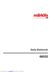 marklin 66032 Handbuch