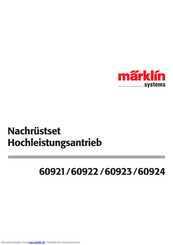 marklin 60922 Handbuch
