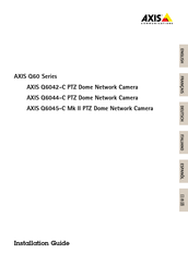 Axis Q60 Series Installationshandbuch