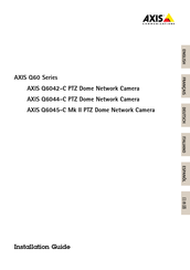 Axis Q6045-C Mk II PTZ Installationshandbuch