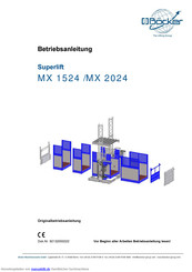 Böker Superlift MX 1524 Betriebsanleitung