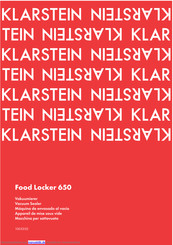 Klarstein Food Locker 650 Bedienungsanleitung
