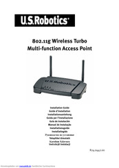 U.S.Robotics 802.11g Wireless Turbo Multi-function Access Point Installationsanleitung