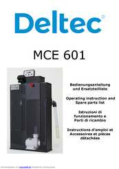 Deltec MCE 600 Bedienungsanleitung