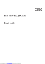 IBM E400 Handbuch