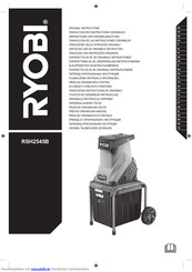 Ryobi RSH2545B Übersetzung Der Original-Anleitung