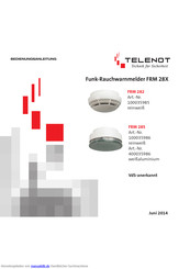 Telenot FRM 28X series Bedienungsanleitung