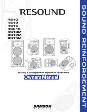 Samson Audio ReSound RS12M Bedienungsanleitung