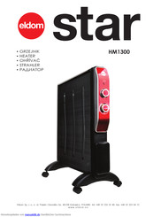 Eldom star HM1300 Bedienungsanweisung
