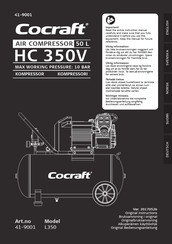 Cocraft HC 350V Original Bedienungsanleitung