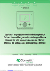 Comelit FT PLANUX 01 Gebrauchs- Und Programmieranleitungen