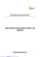 SUNTEC KLIMATRONIC HEAT WAVE STYLE 2000 Bedienungsanleitung