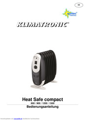SUNTEC KLIMATRONIC Heat Safe compact 1200 Bedienungsanleitung