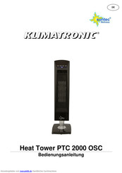 SUNTEC KLIMATRONIC Heat Tower PTC 2000 OSC Bedienungsanleitung