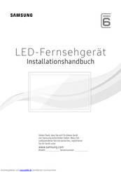 Samsung HG43EE694 Installationshandbuch