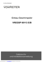 VonReiter VREGSP 60113 E/B Gebrauchs- Und Installationsanweisung