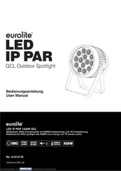 EuroLite LED IP Par Bedienungsanleitung
