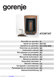 Gorenje ATCM730T Gebrauchsanleitung