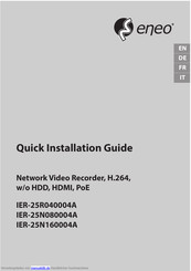 Eneo IER-25N080004A Schnellinstallationsanleitung