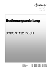 Bauknecht BCBO 3T122 PX CH Bedienungsanleitung