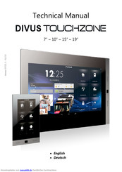 Divus Touchzone TZ07 Betriebsanleitungen