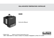 Burkert 8400 EXTENDED Bedienungsanleitung